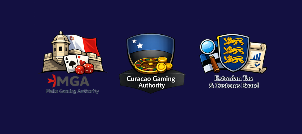 Eri lisenssit Brite-kasinoilla